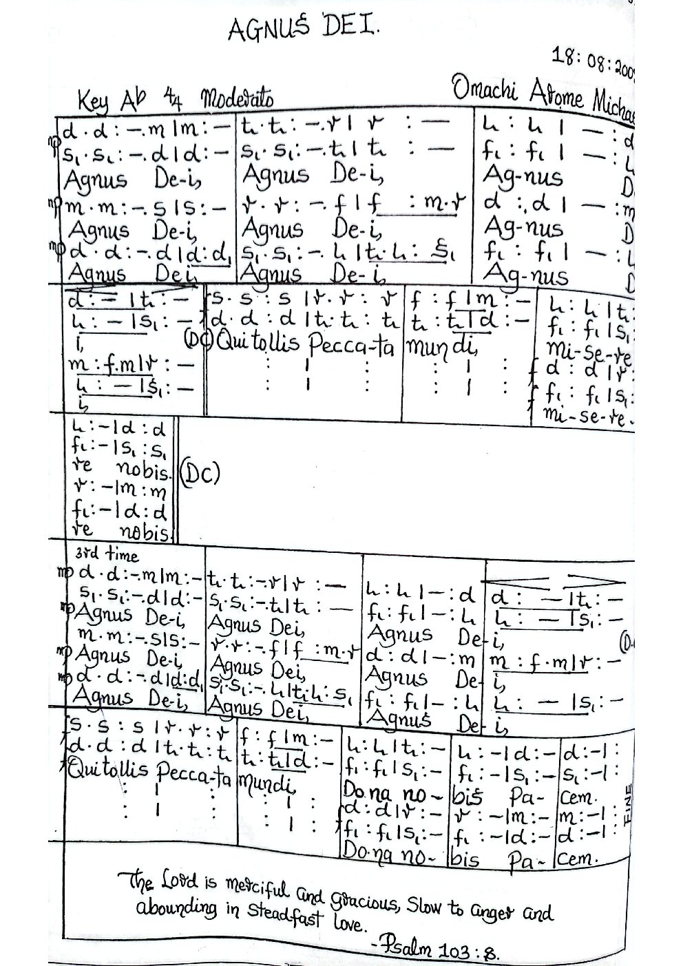 AGNUS DEI.