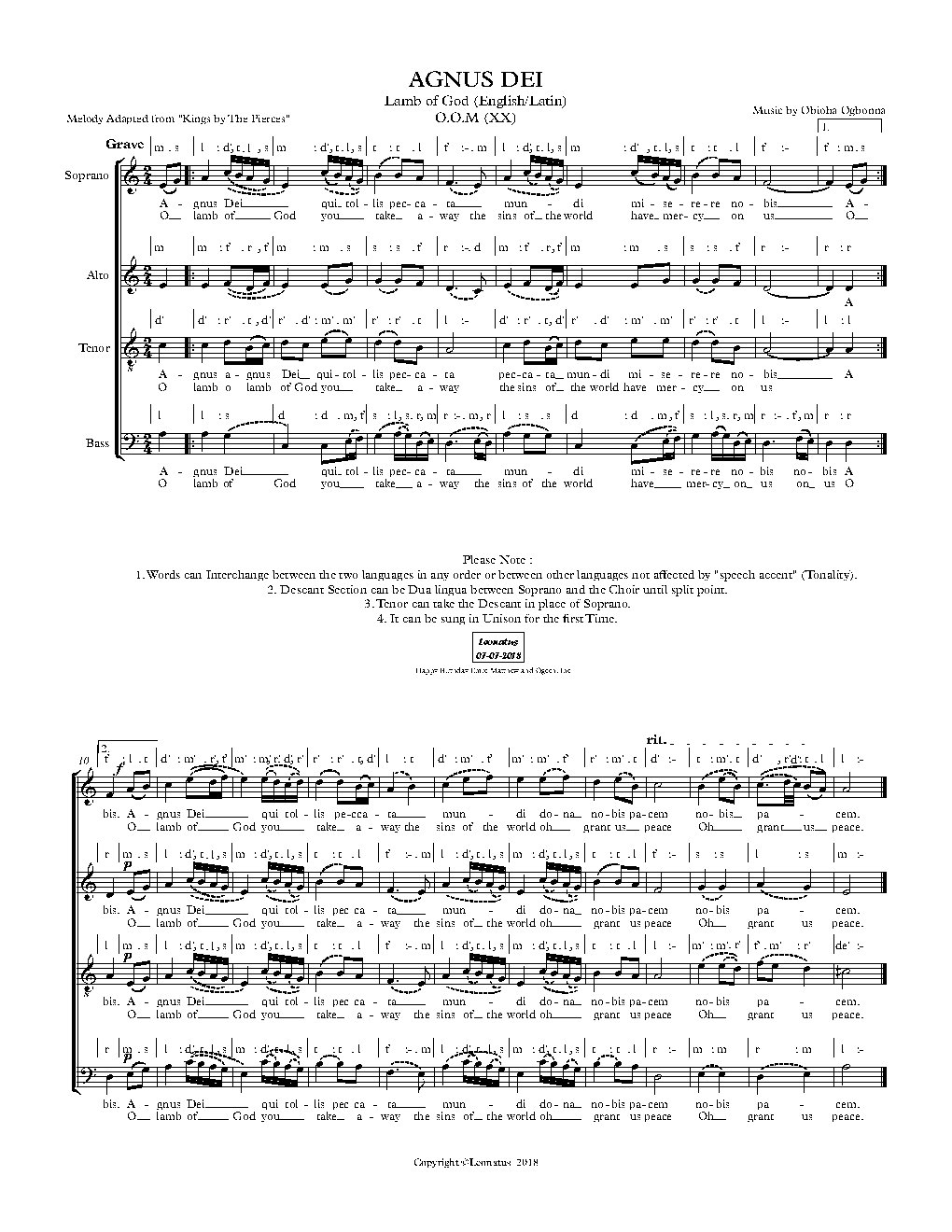 AGNUS DEI