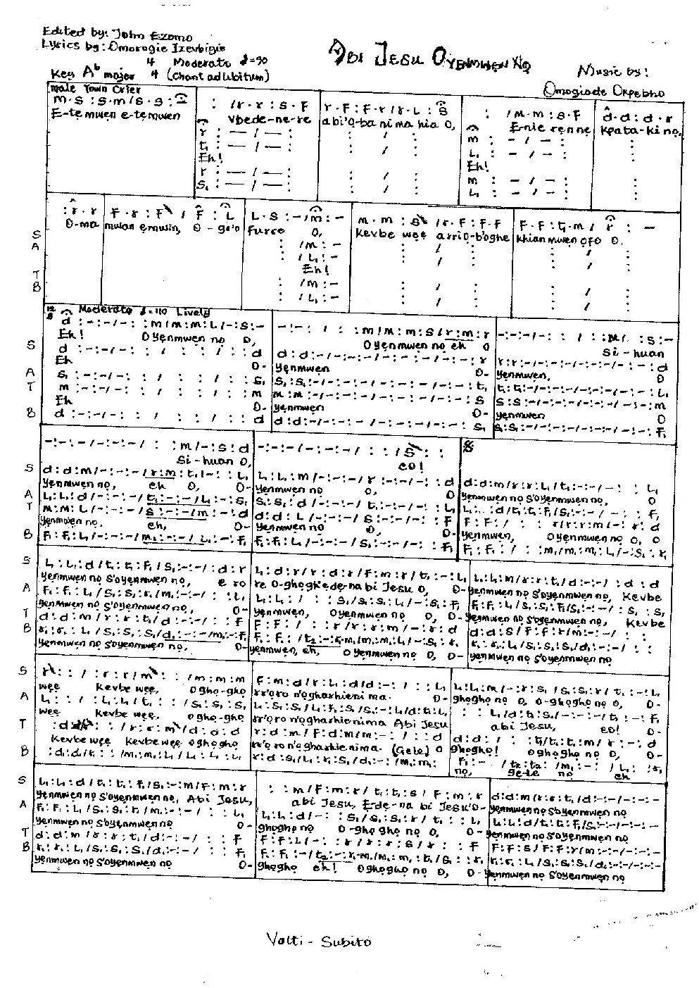 Abi Jesu Oyenmwẹn Nọ