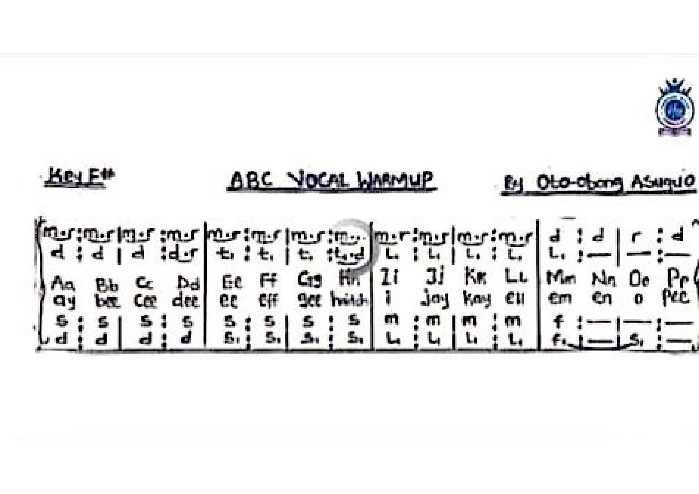 ABC VOCAL WARMUP