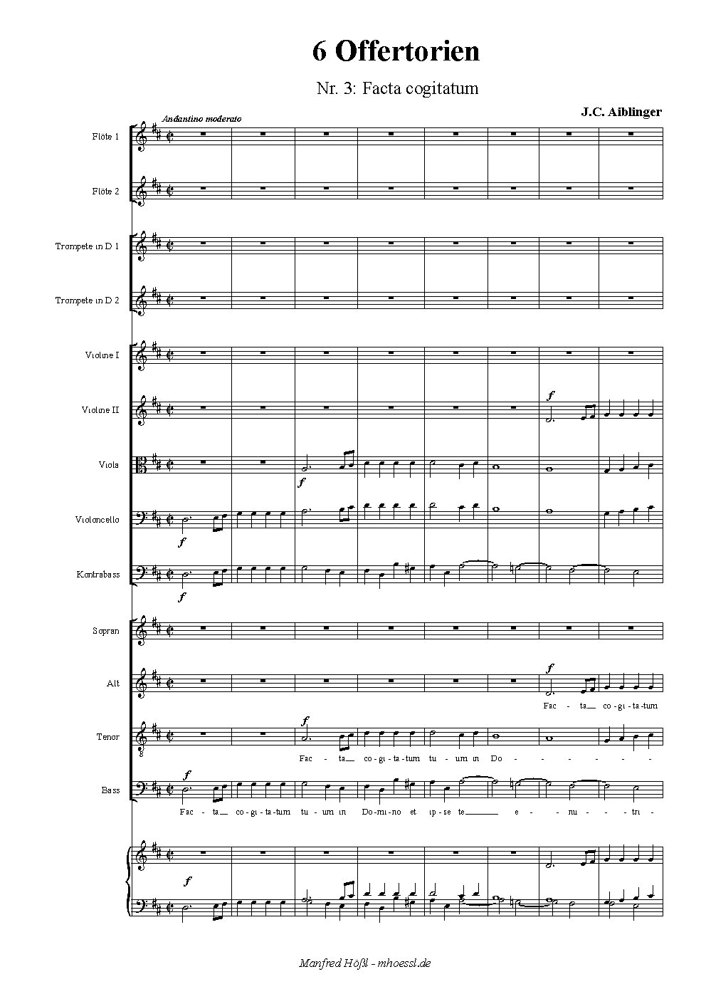 Facta cogitatum - Choir Script PDF Thumbnail