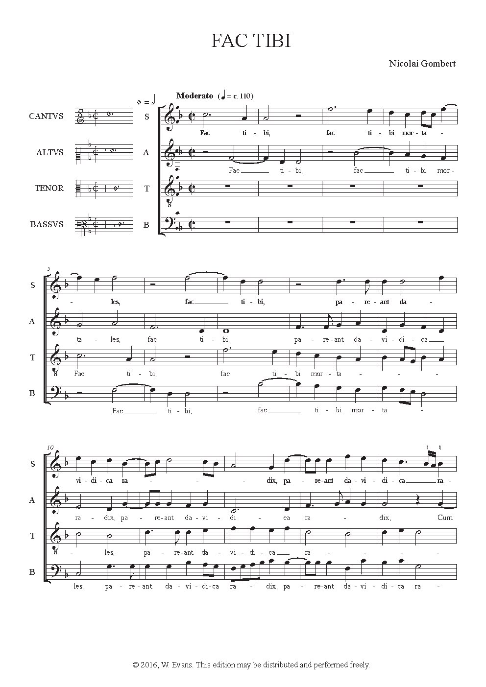 Fac tibi - Choir Script PDF Thumbnail
