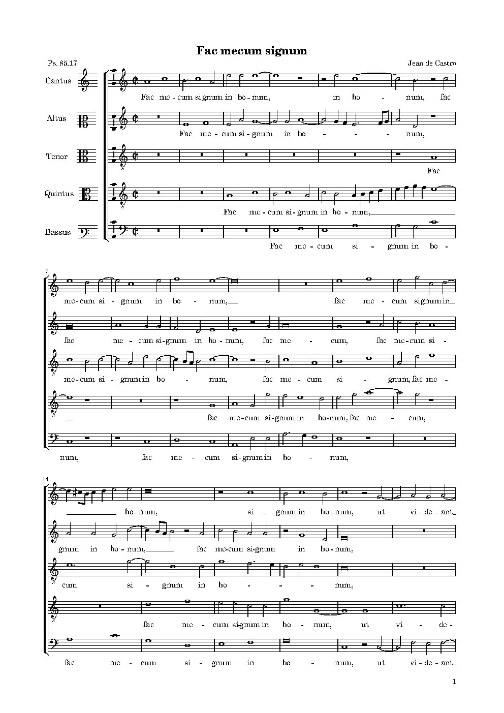 Fac mecum signum