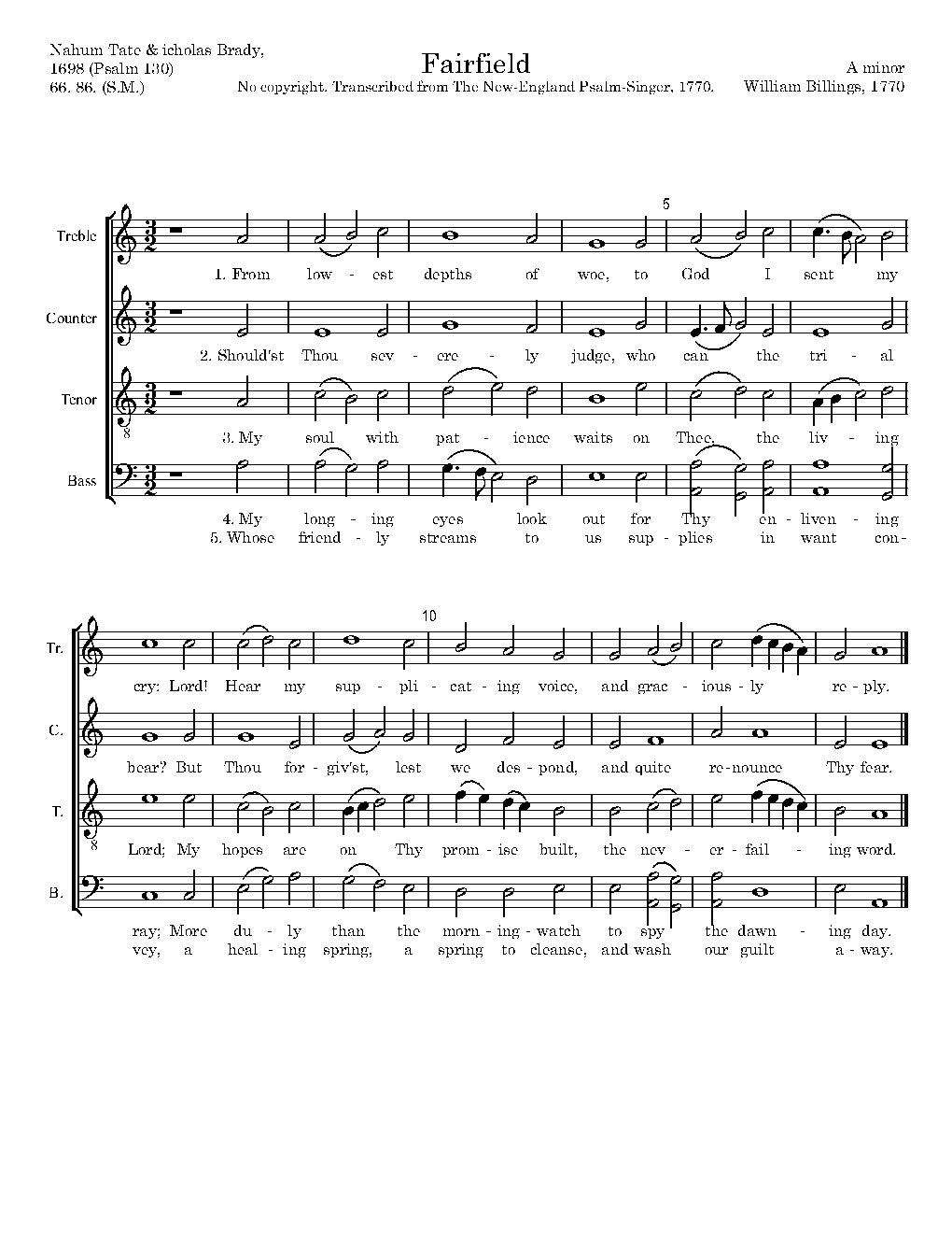 Fairfield - Choir Script PDF Thumbnail