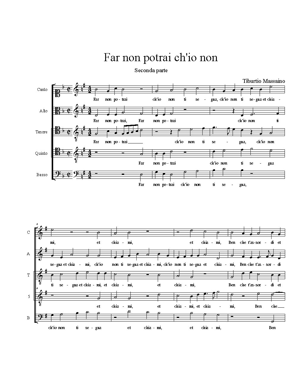 Far non potrai ch'io non