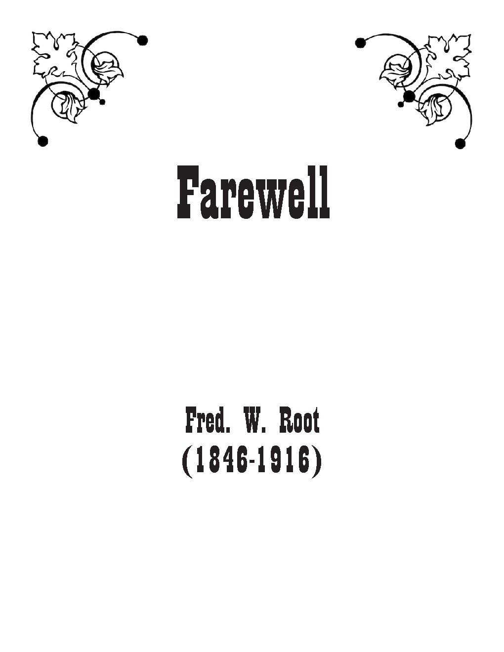 Farewell