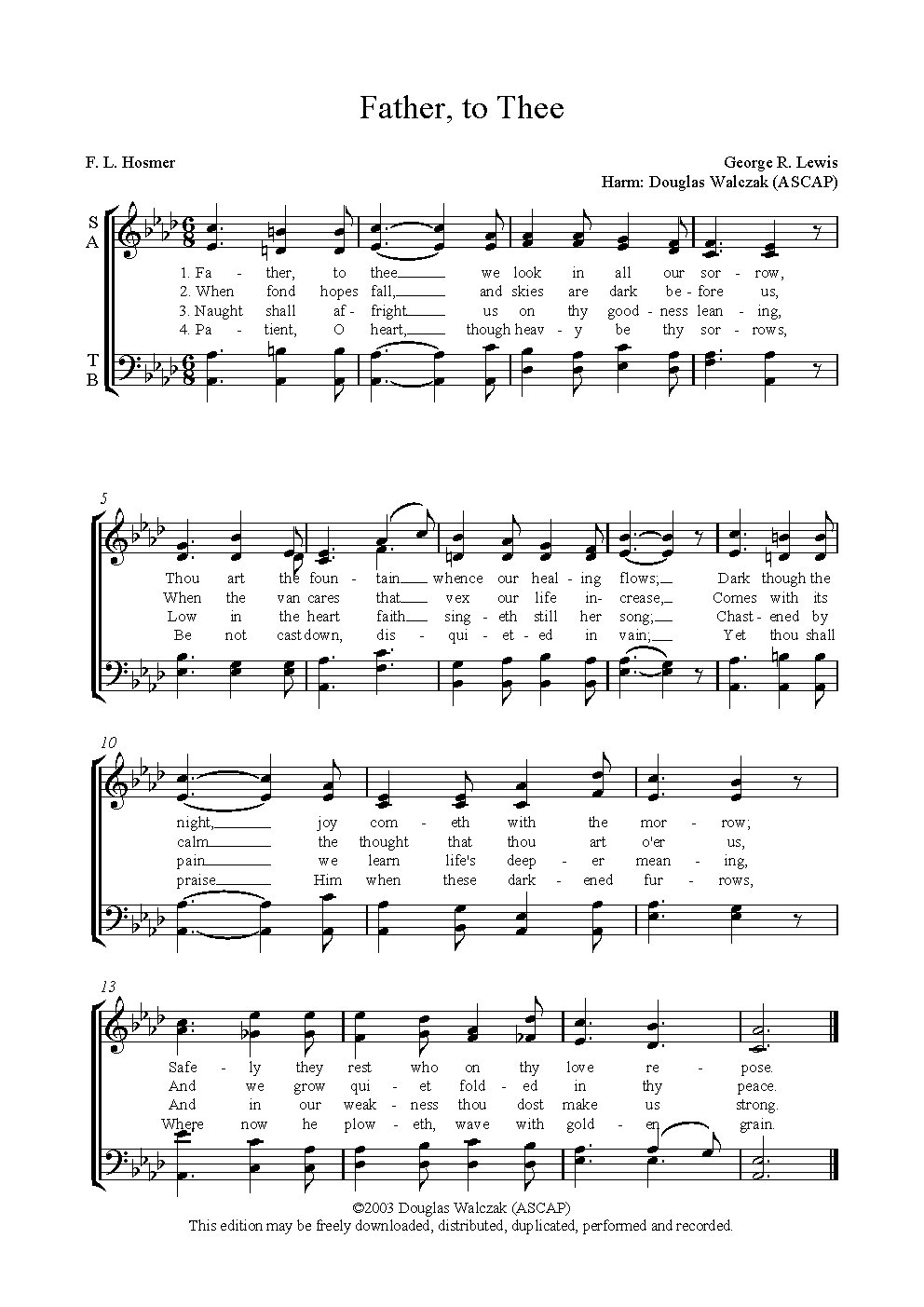 Father, in Thee