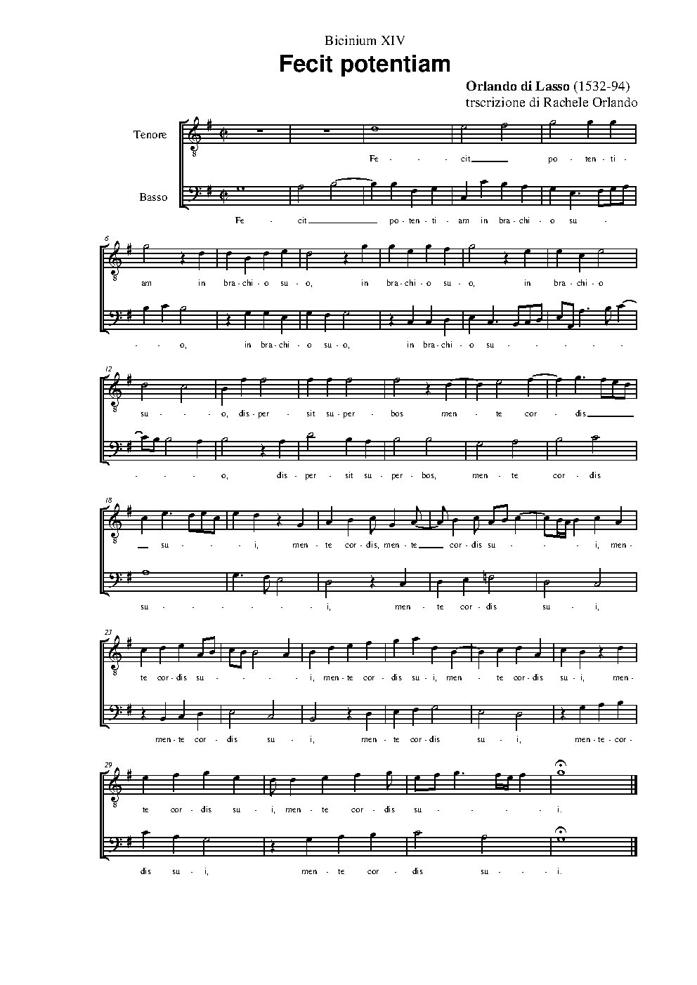 Fecit potentiam in brachio suo