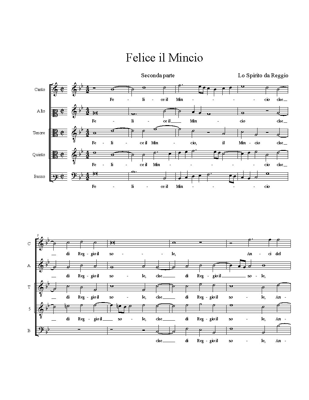 Felice il Mincio