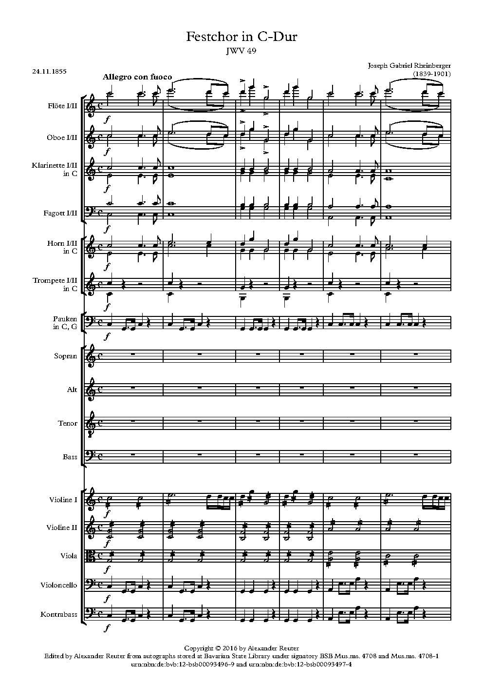 Festchor JWV 49