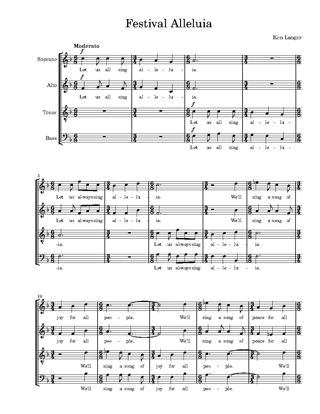 Festival Alleluia
