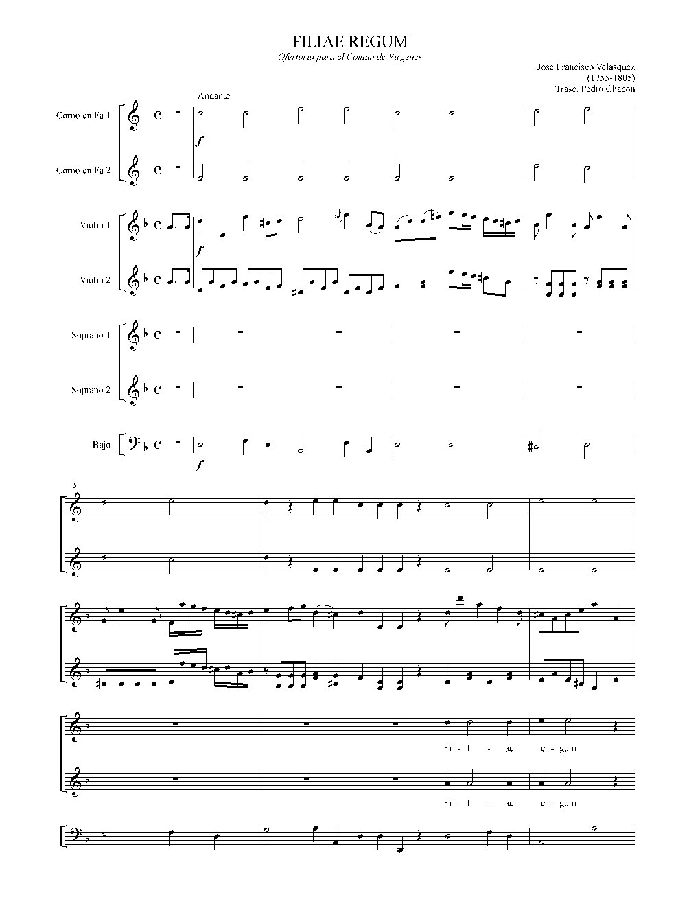 Filiae regum - Choir Script PDF Thumbnail