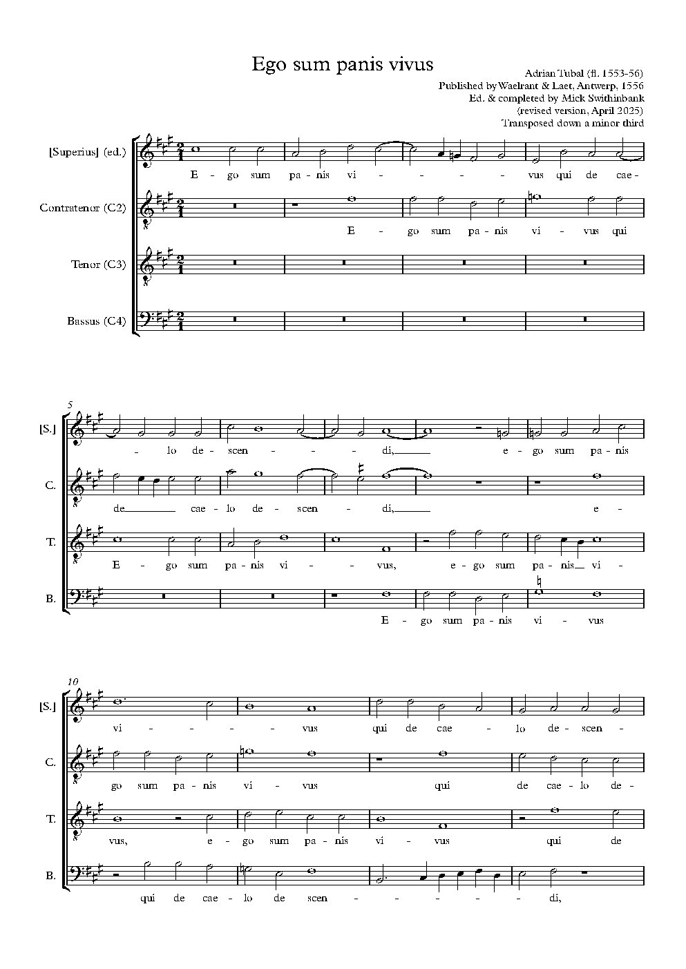 Ego sum panis vivus