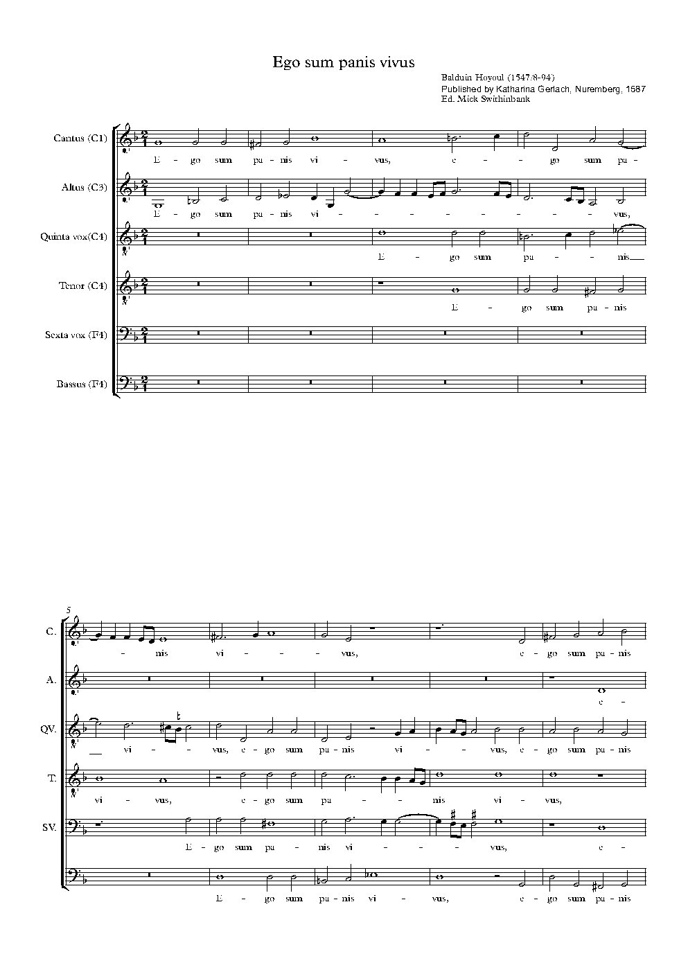 Ego sum panis vivus