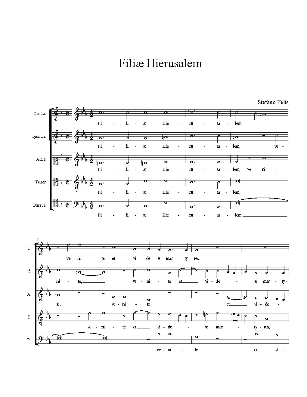 Filiæ Hierusalem
