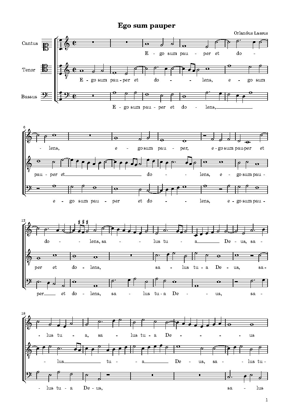 Ego sum pauper a3