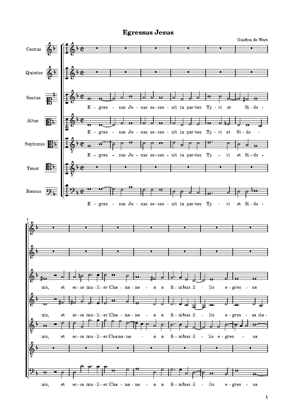 Egressus Jesus - Choir Script PDF Thumbnail