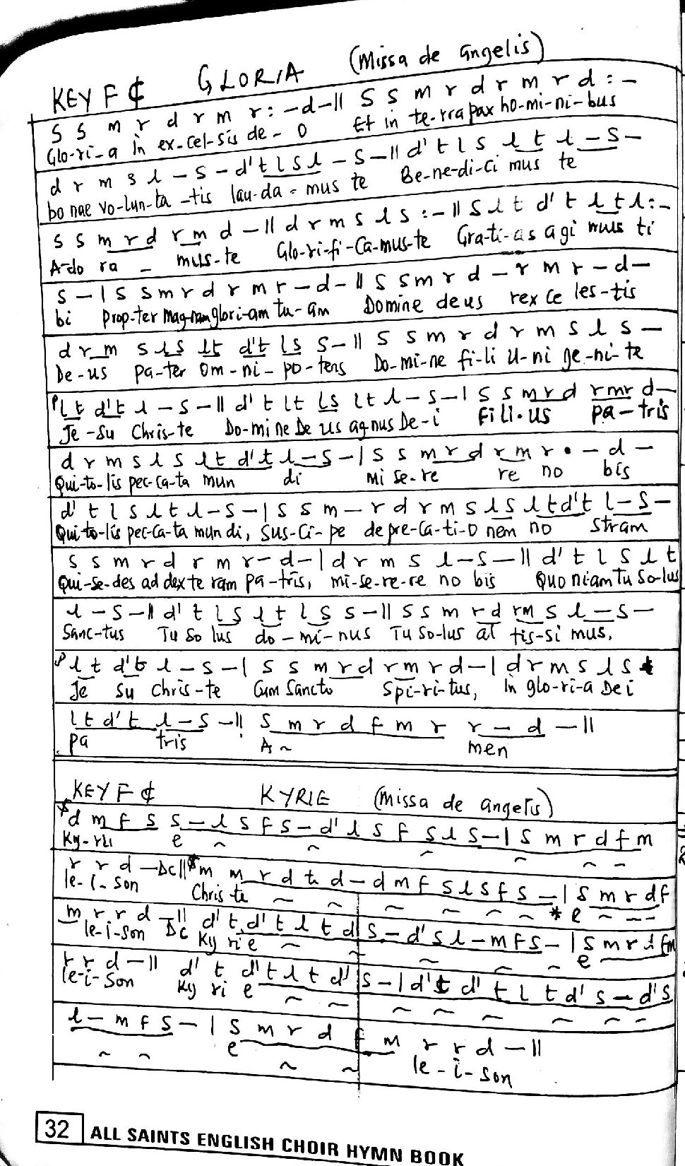 (Gloria) Gloria Missa De Angelis - Chant
