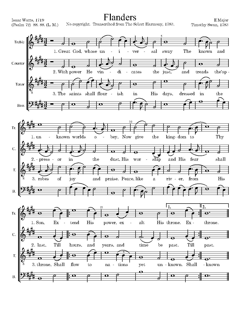 Flanders - Choir Script PDF Thumbnail