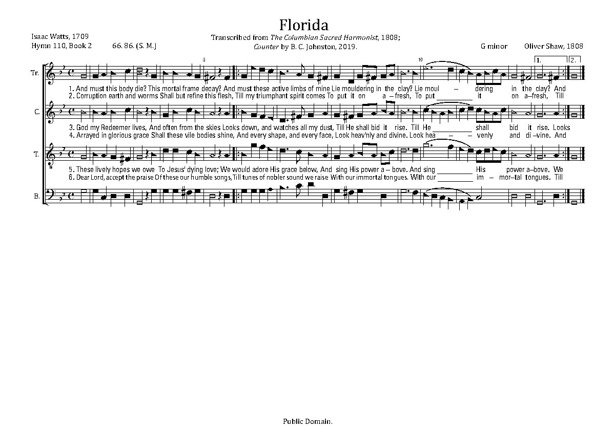 Florida - Choir Script PDF Thumbnail