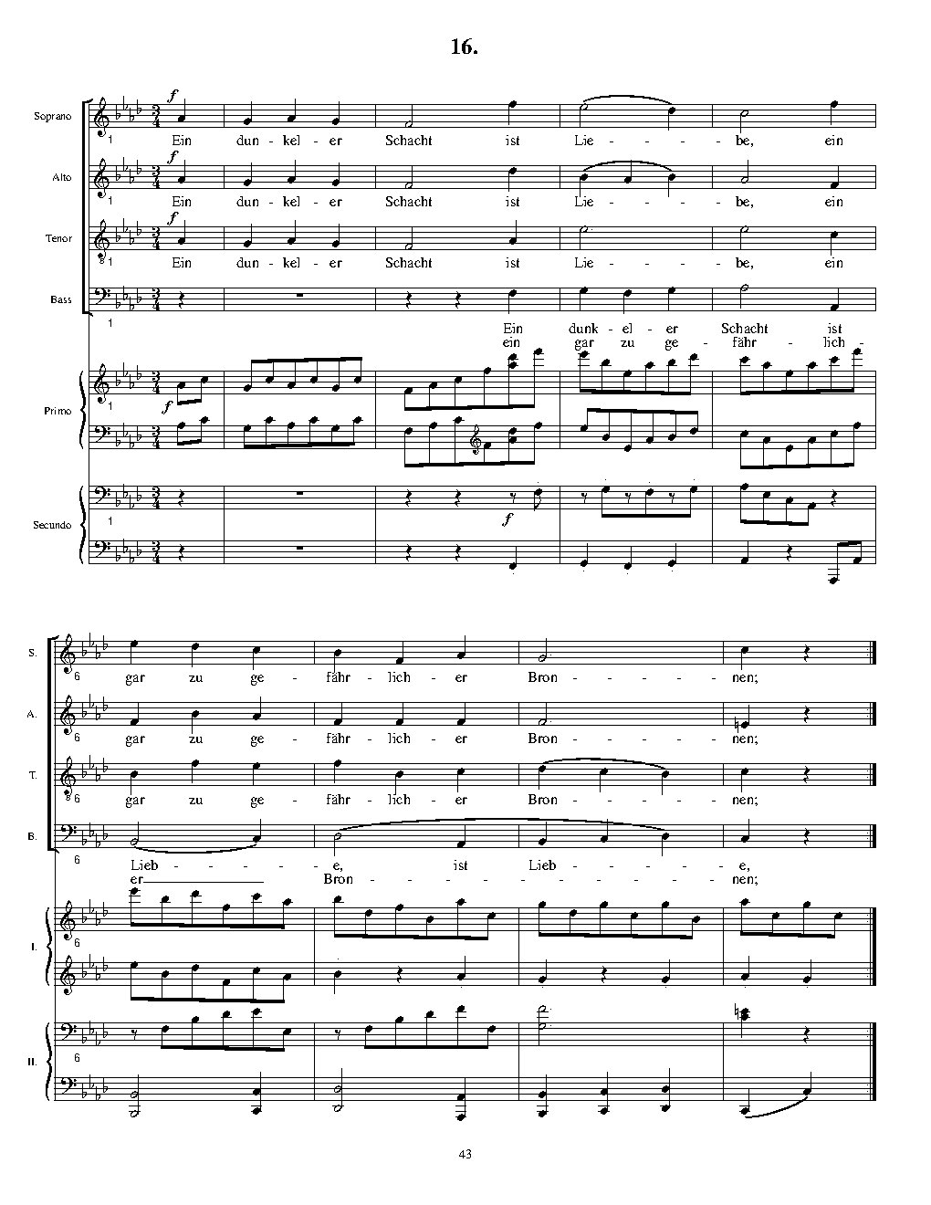 Ein dunkeler Schacht ist Liebe, Op. 52, No. 16|{{NoCo|Liebeslieder Walzer, Op. 52 - Choir Script PDF Thumbnail