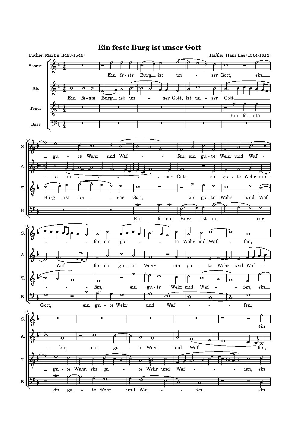 Ein feste Burg (motet)