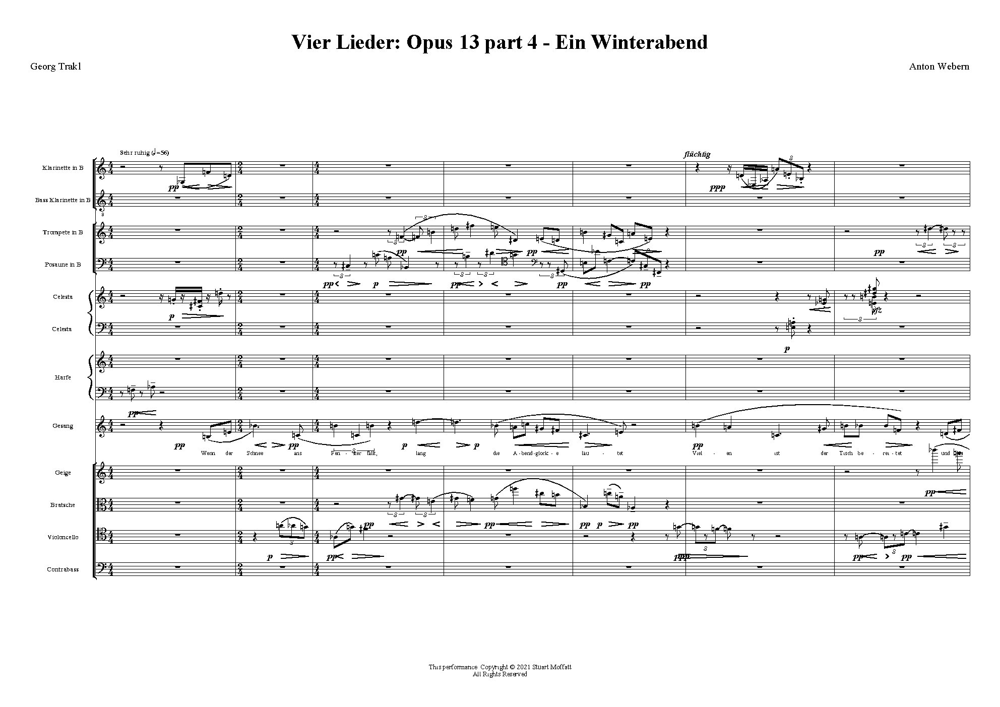 Ein Winterabend - Choir Script PDF Thumbnail