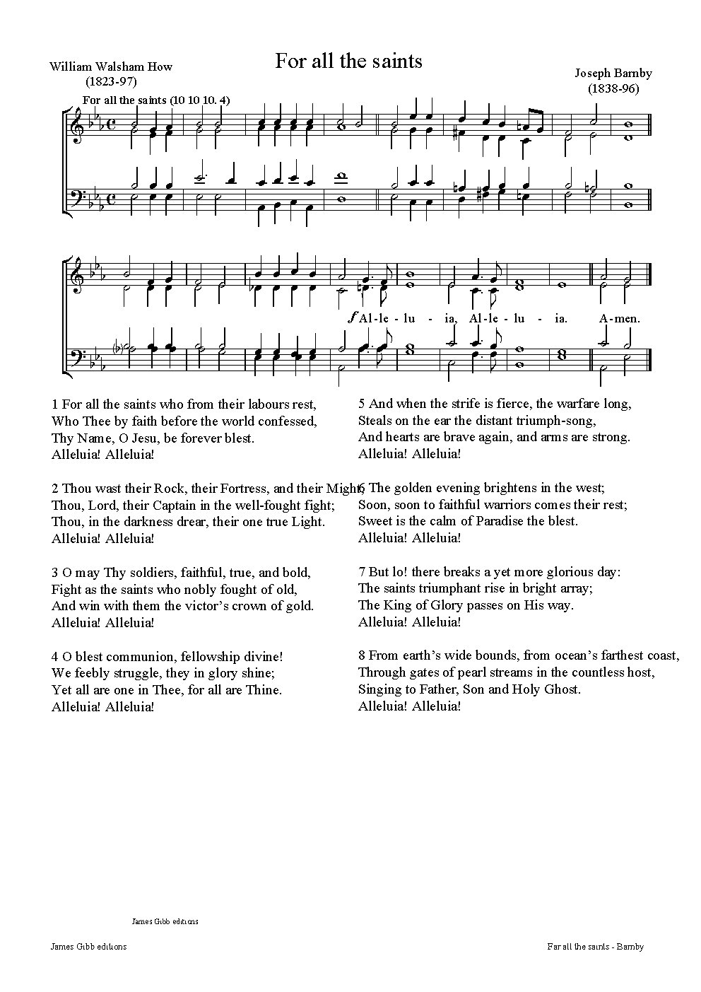 For all the Saints