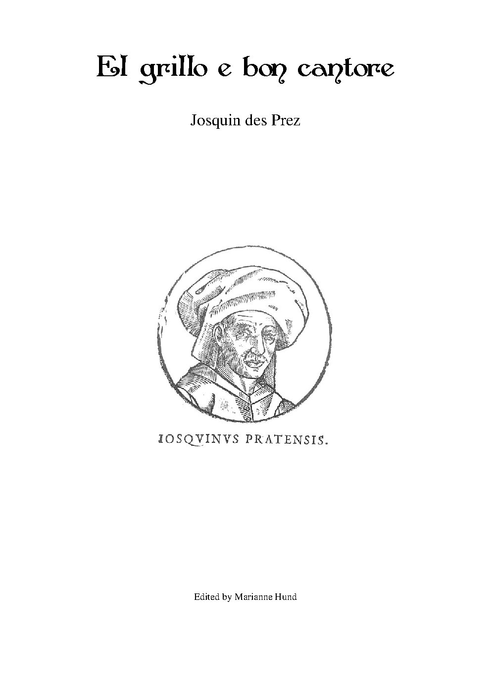 El Grillo - Choir Script PDF Thumbnail