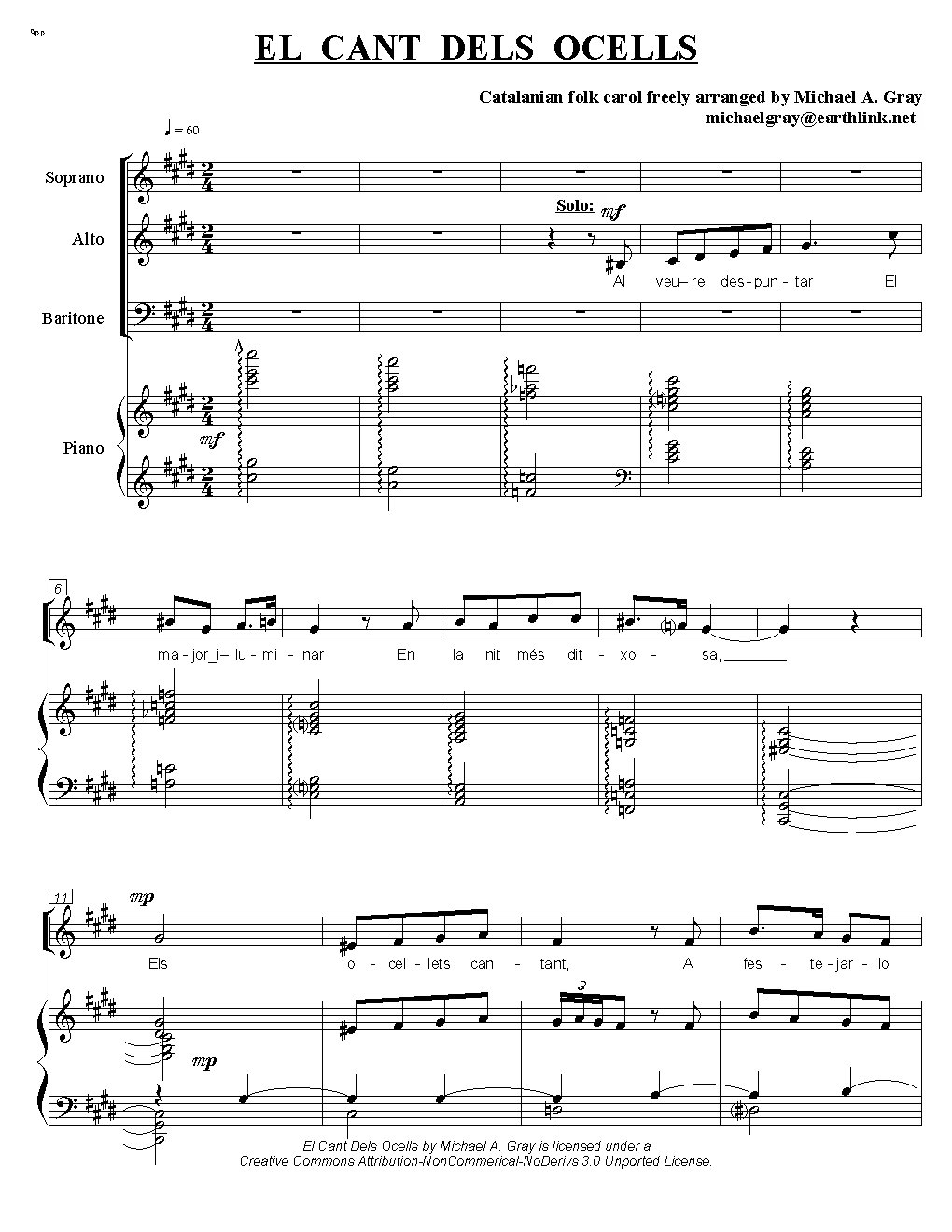El Cant Dels Ocells (Carol of the Birds)