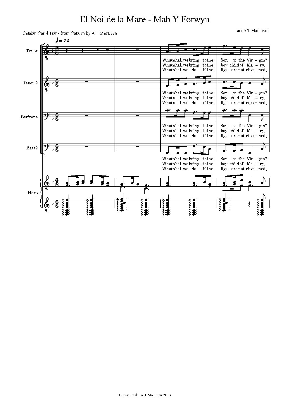 El Noi de la Mare - Mab Y Forwyn