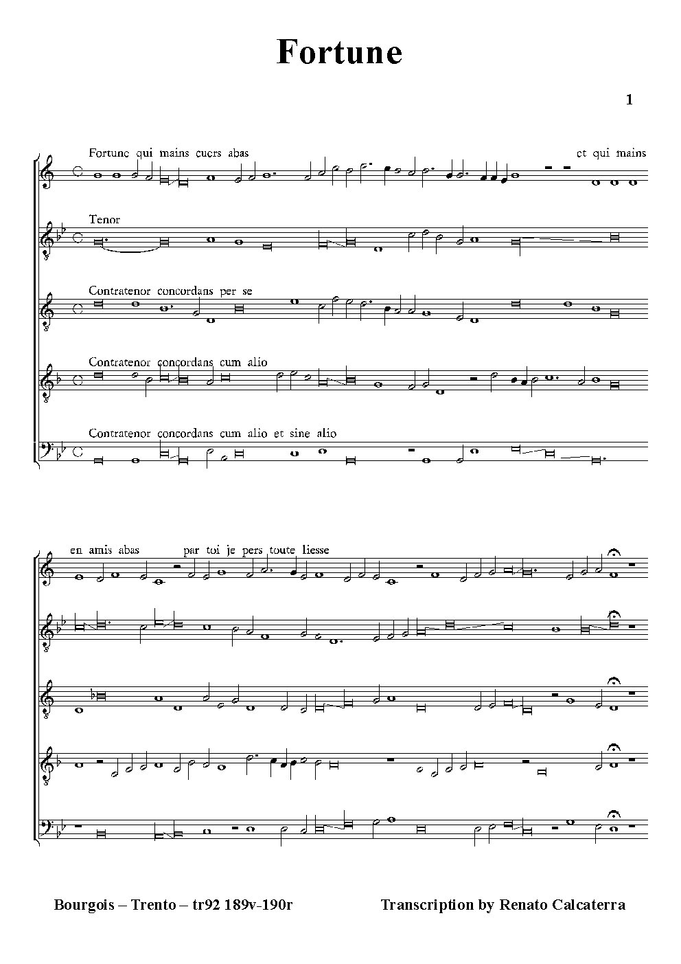 Fortune - Choir Script PDF Thumbnail