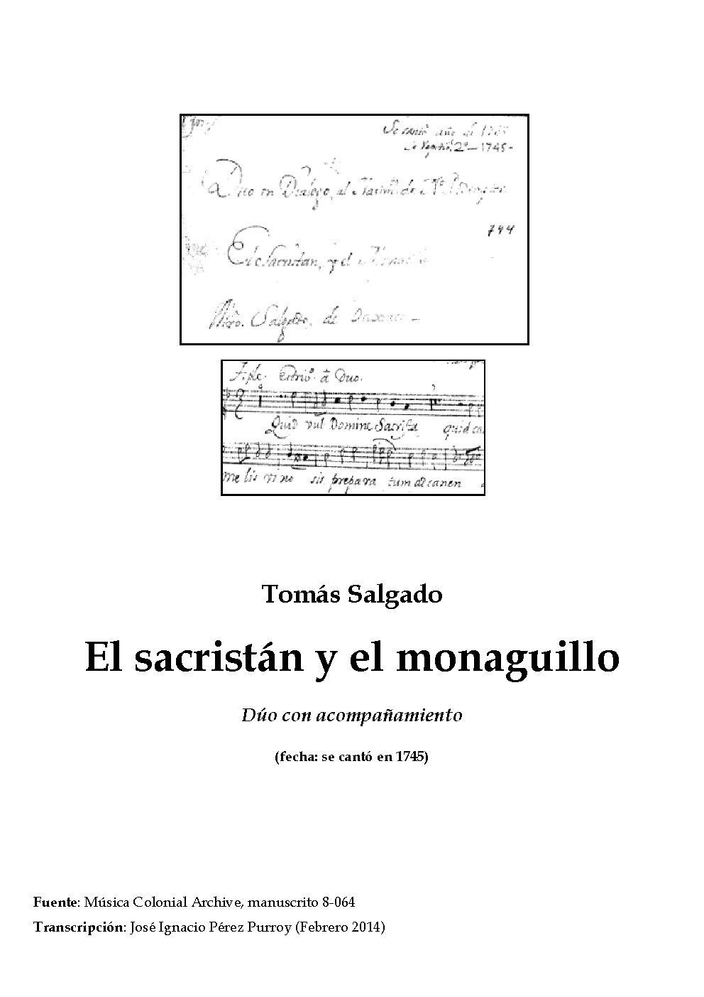 El sacristán y el monaguillo