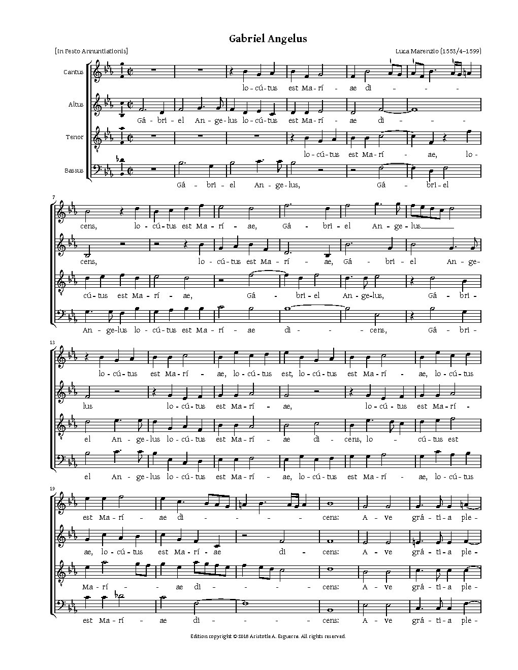 Gabriel Angelus - Choir Script PDF Thumbnail