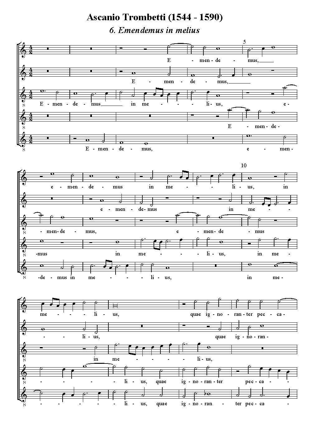 Emendemus in melius