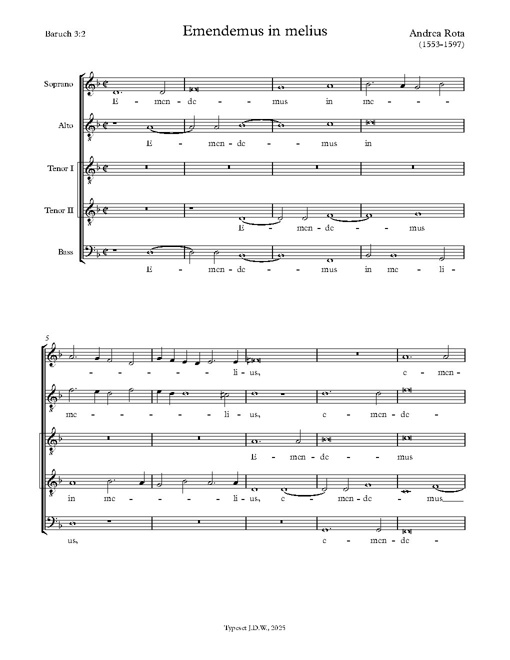 Emendemus in melius a 5
