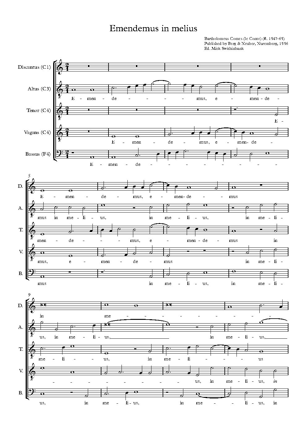 Emendemus in melius - Choir Script PDF Thumbnail