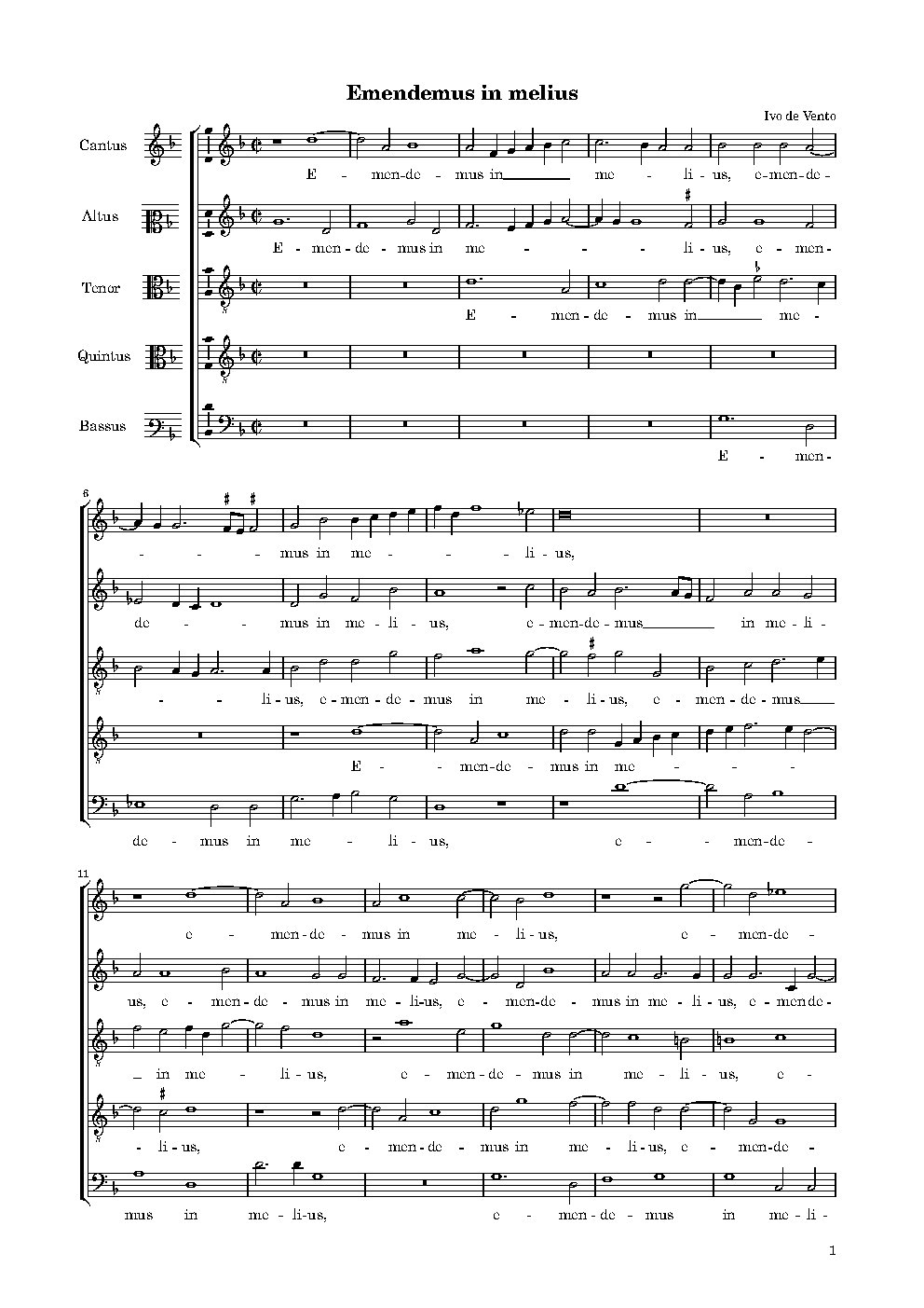 Emendemus in melius