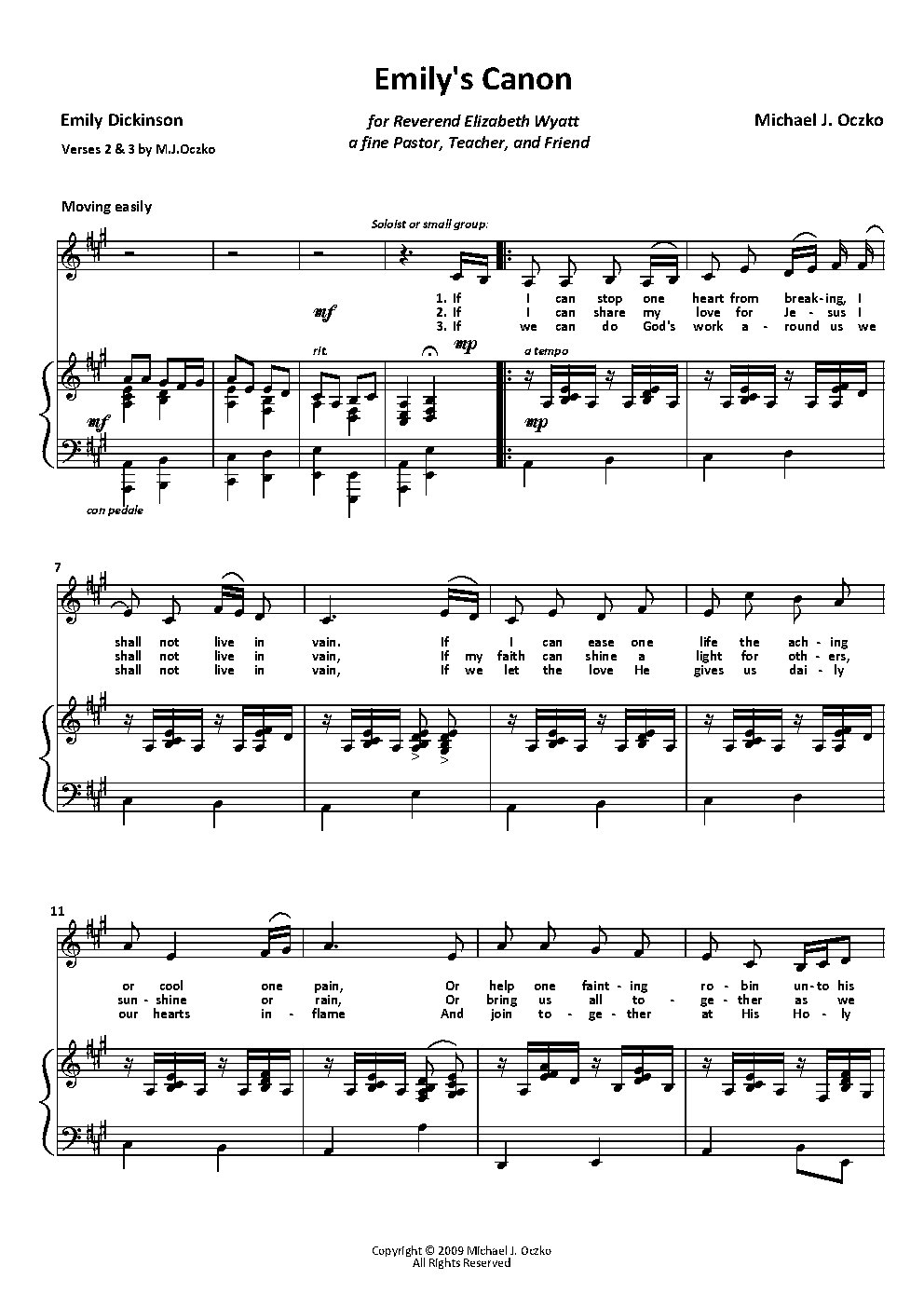 Emily's Canon - Choir Script PDF Thumbnail