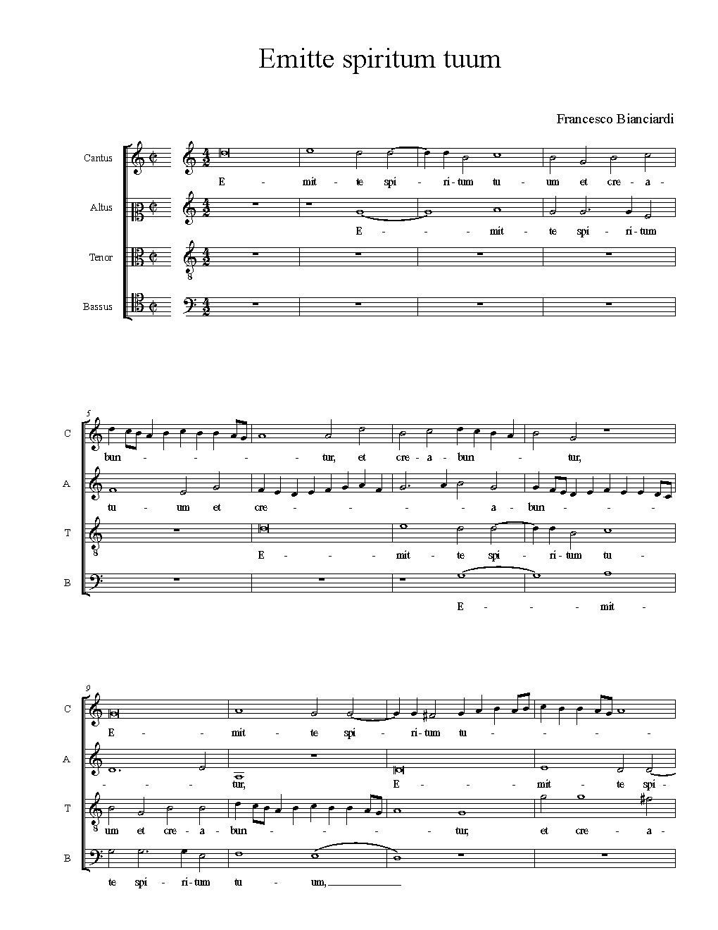 Emitte spiritum tuum