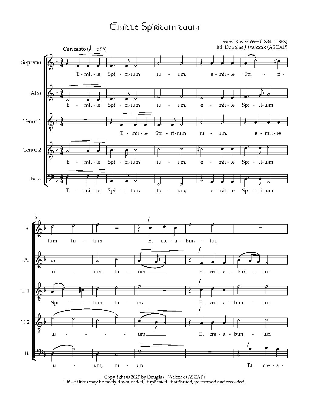 Emitte Spiritum tuum