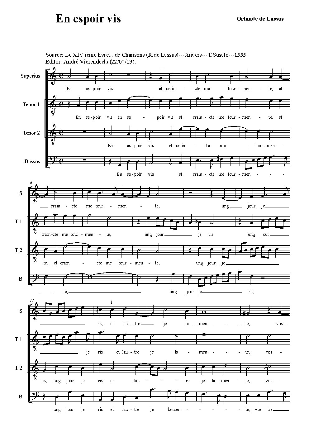 En espoir vis - Choir Script PDF Thumbnail