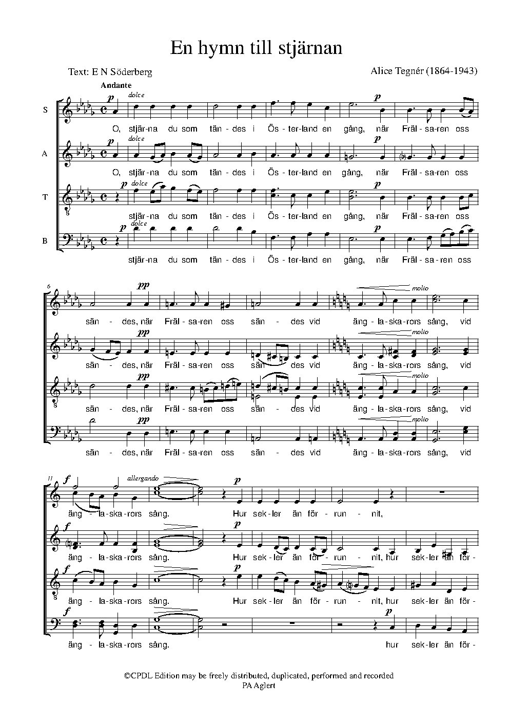 En hymn till stjärnan