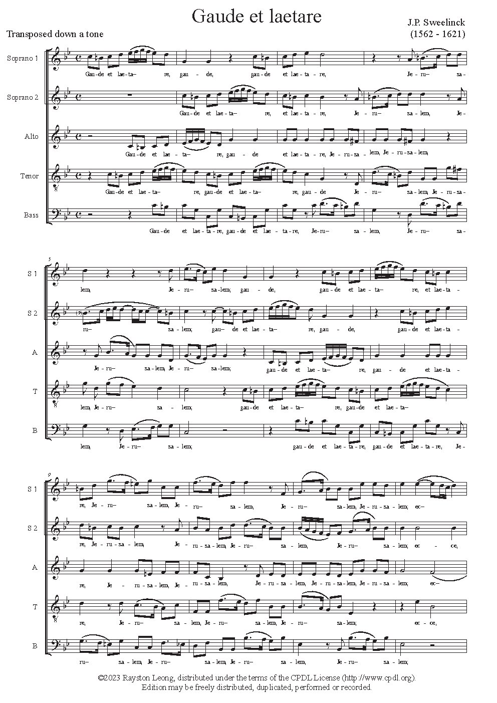 Gaude et laetare