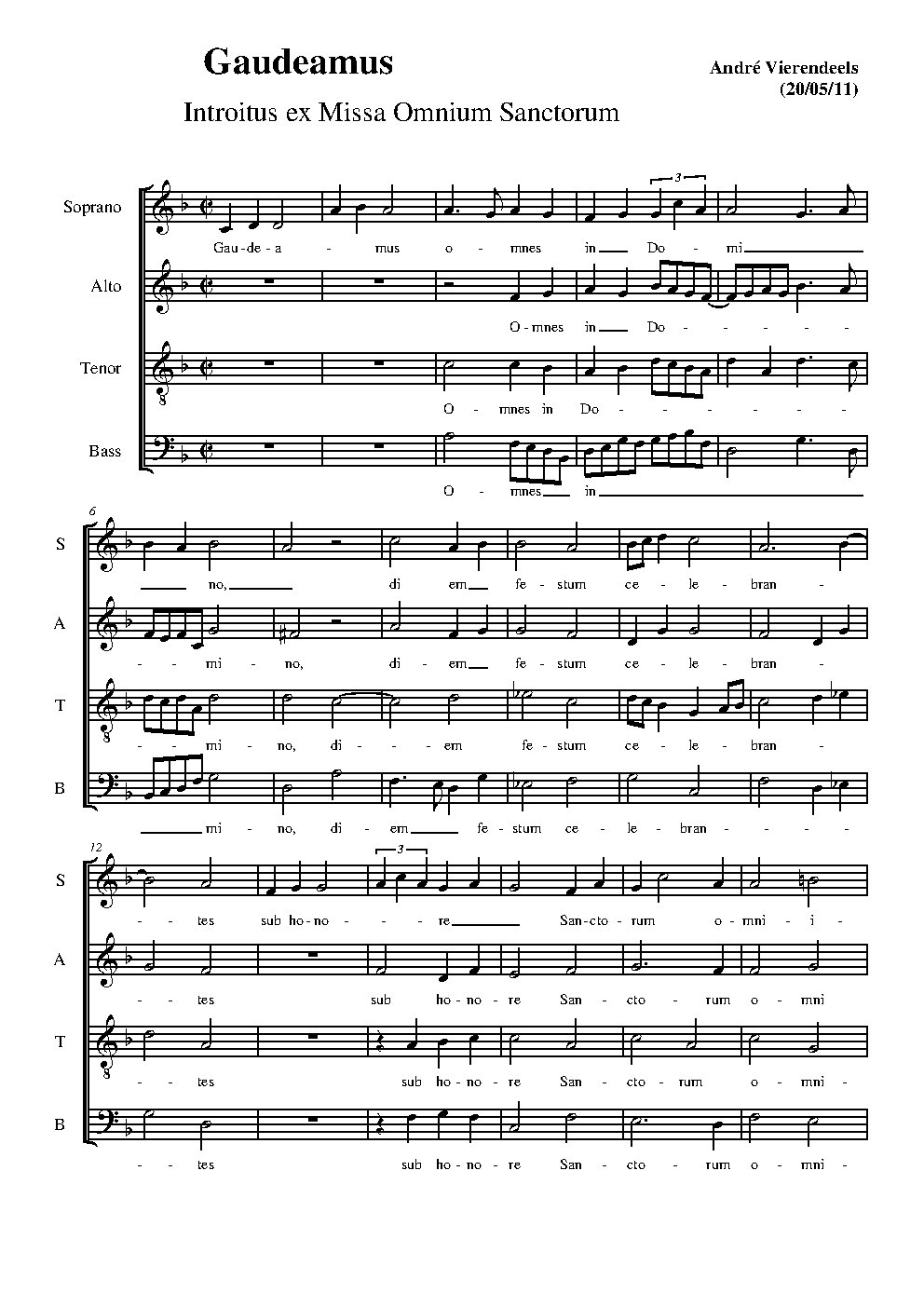 Gaudeamus I