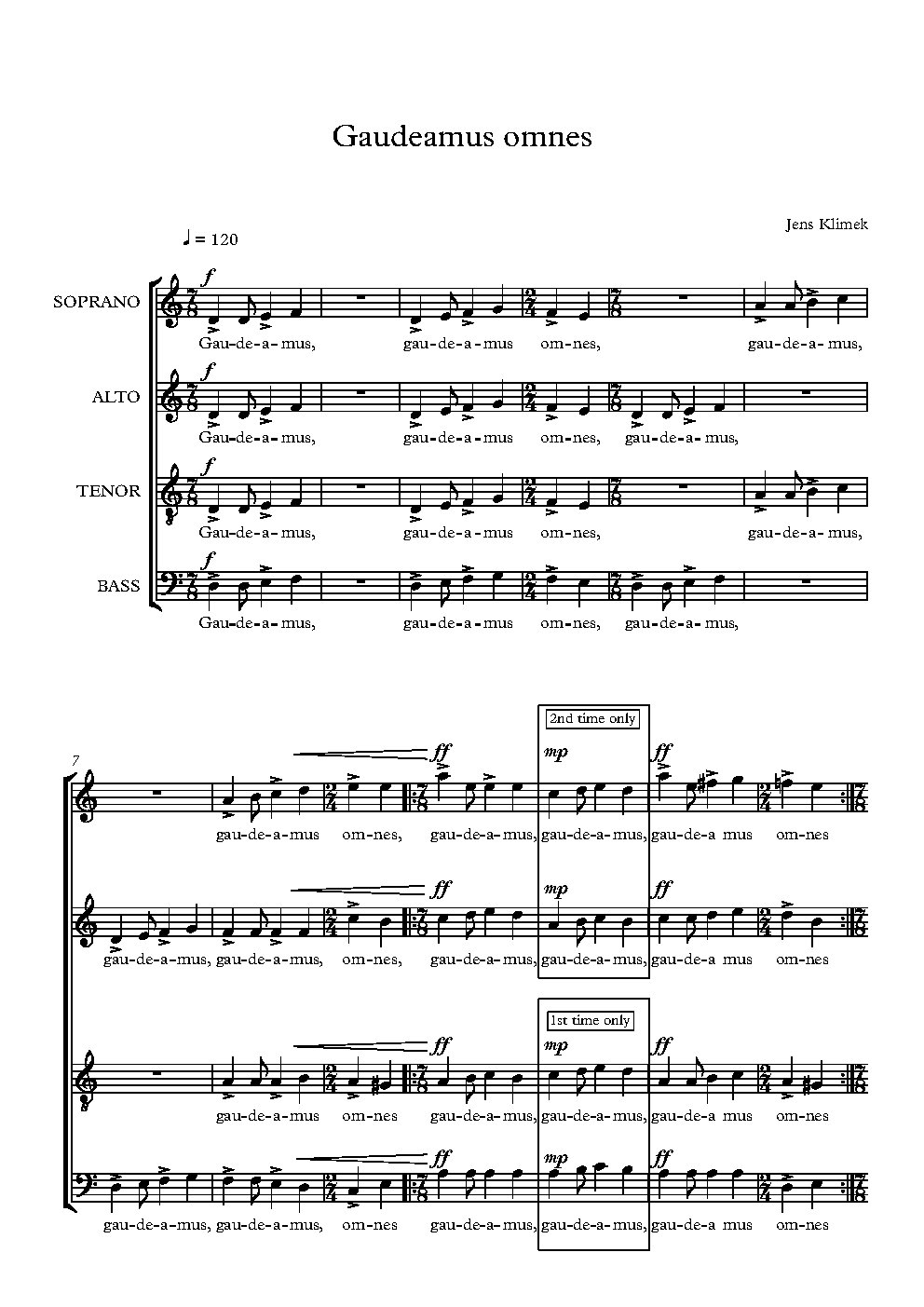 Gaudeamus omnes