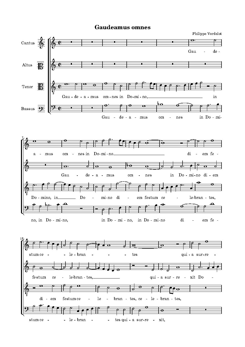 Gaudeamus omnes