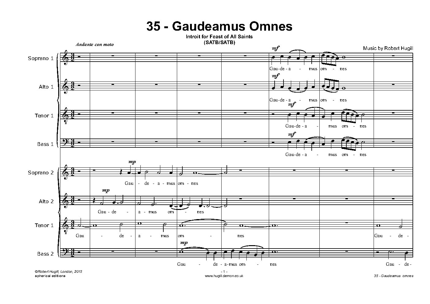 Gaudeamus Omnes