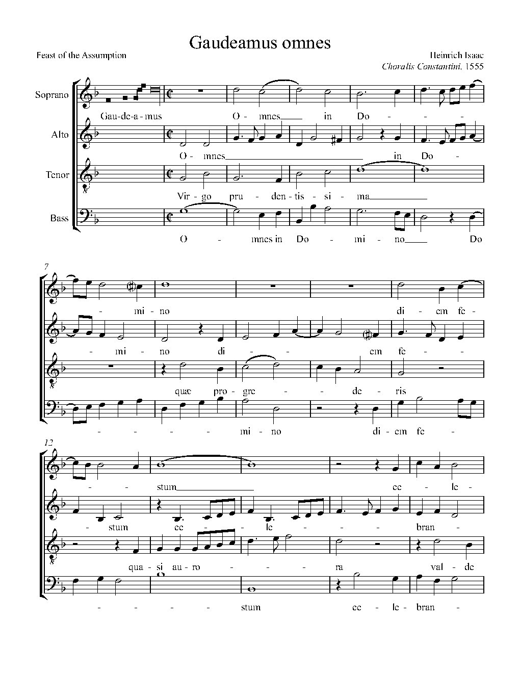 Gaudeamus (Assumptio)