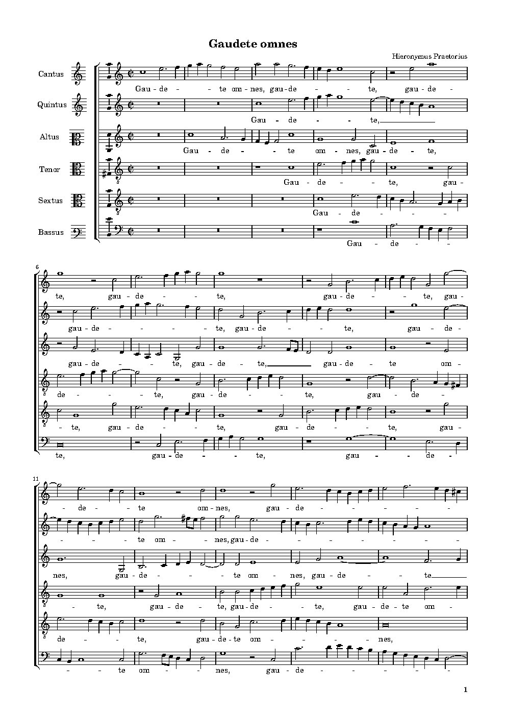 Gaudete omnes